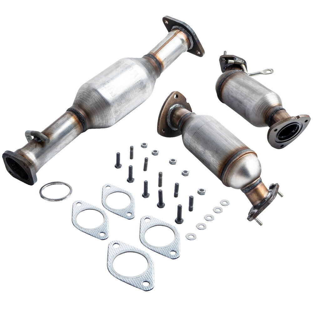 3x Catalytic Converter Exhaust Kit For Acadia Traverse Outlook 3.6l 2007 - 2015