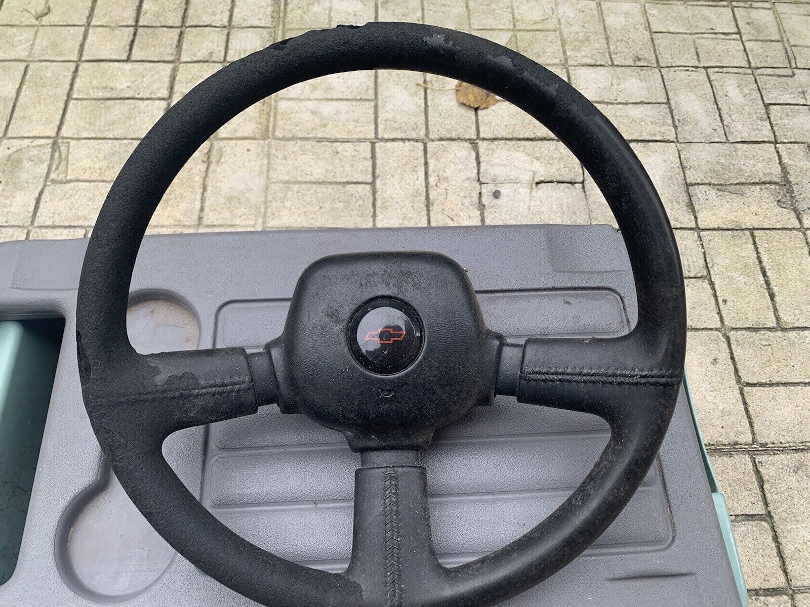 1990-1994 Chevrolet Lumina Euro Sport APV Faux Leather Steering Wheel OEM Gray