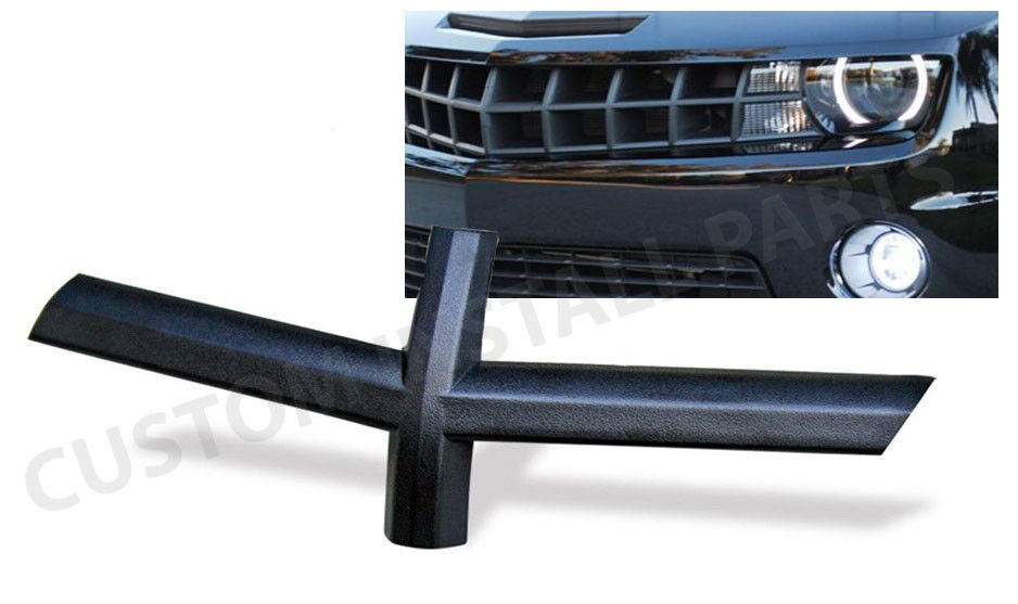 Front Grille Emblem Bowtie Black Delete Removes Logo Fits 2010-2014 Camaro RS SS