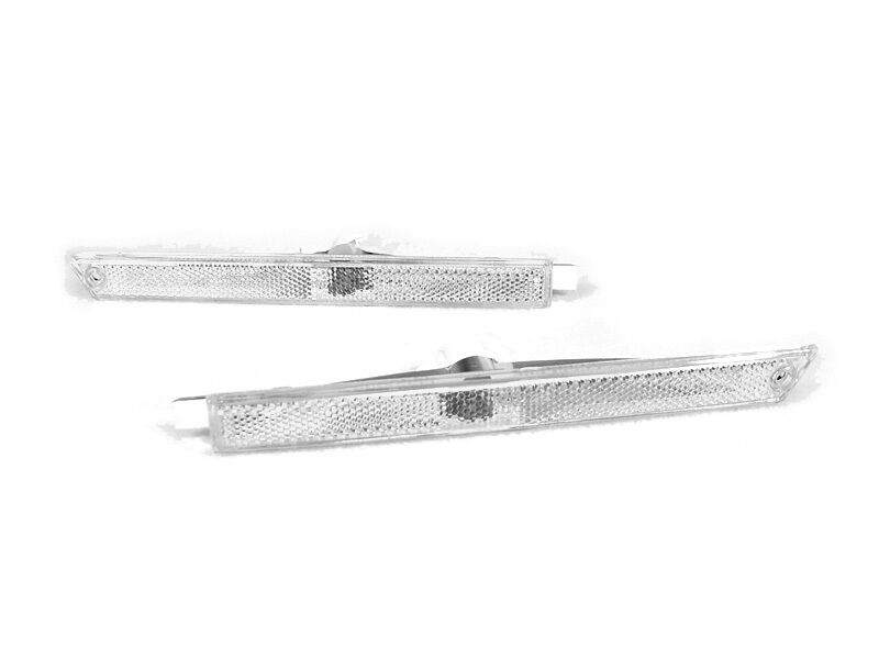 DEPO Clear Bumper Side Marker Light Pair For 1987-1996 Chevrolet Chevy Beretta