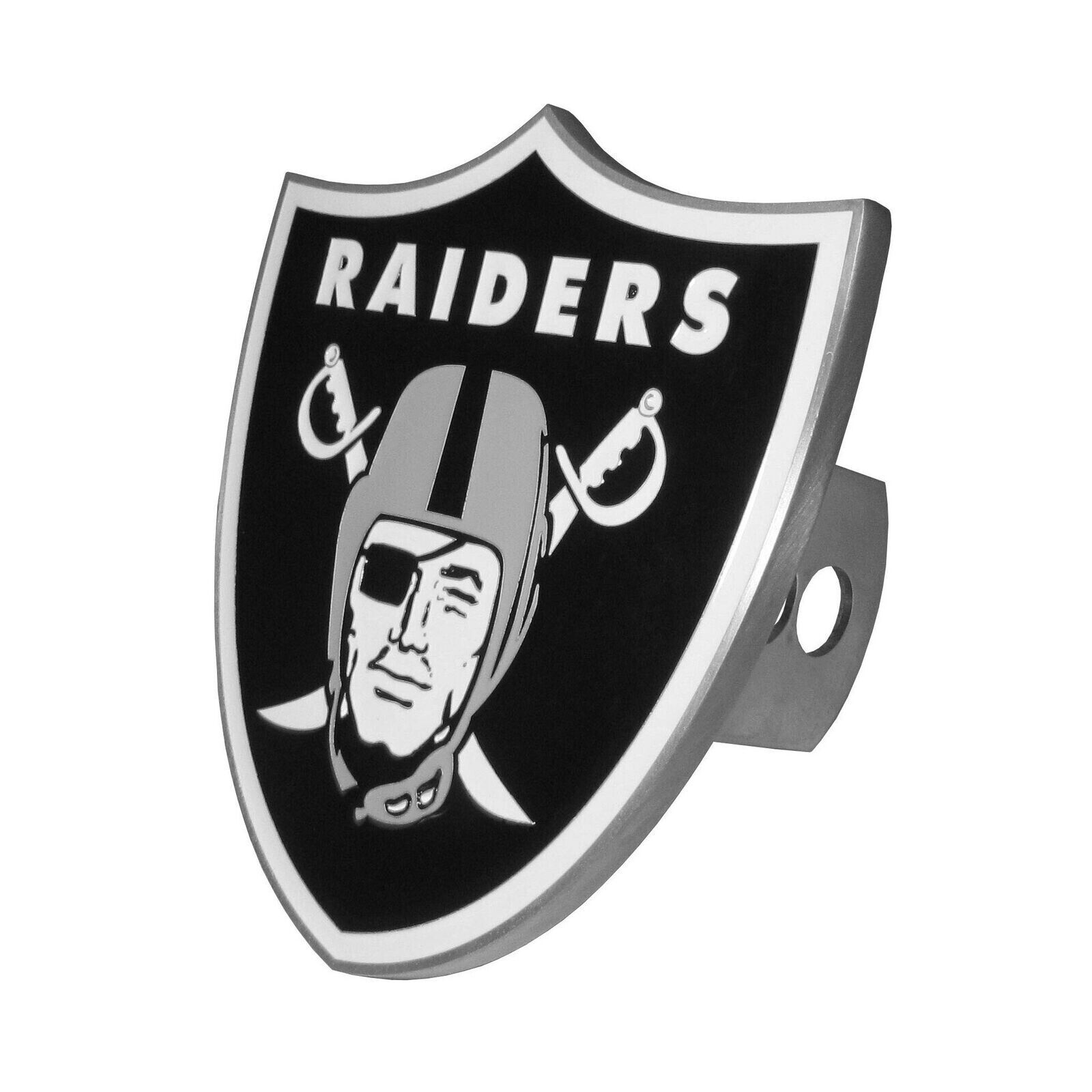 ⭐️⭐️⭐️⭐️⭐️ Oakland Raiders Large Official NFL Hitch Cover Universal Truck SUV