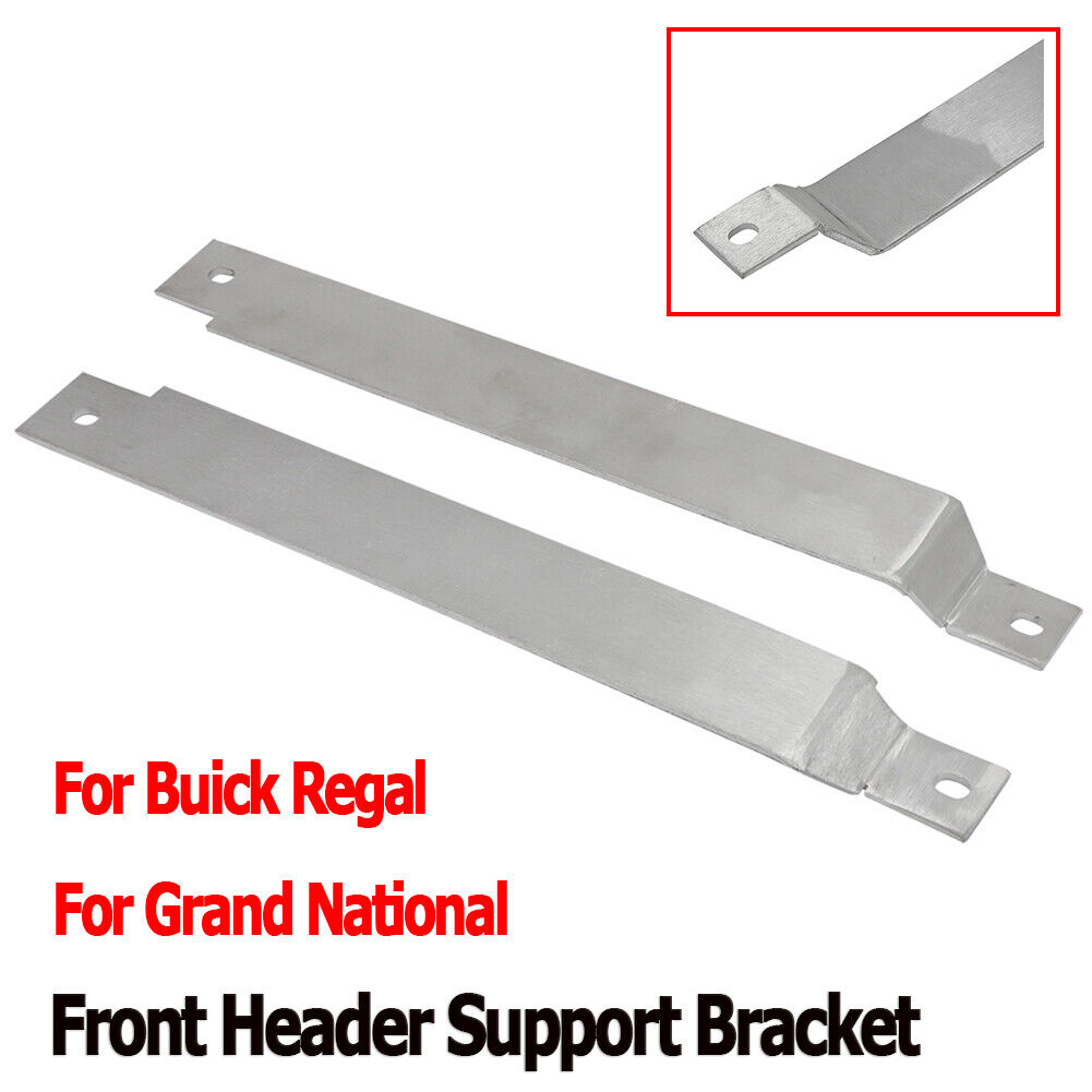 Front Header Support Bracket For G Body Buick Regal Grand National Pair Aluminum