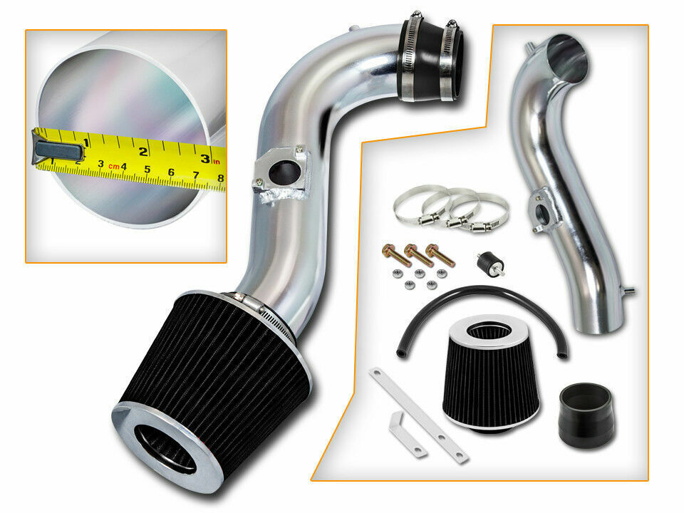 BCP BLACK 01-05 IS300 IS 300 3.0L L6 Short Ram Air Intake Induction Kit +Filter