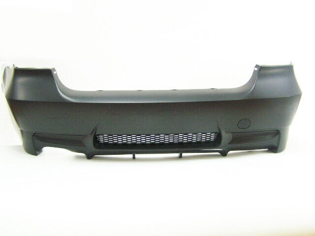 06-11 BMW E90 M3 Style Rear Bumper No PDC w/ Single Dual Single Muffler Diffuser