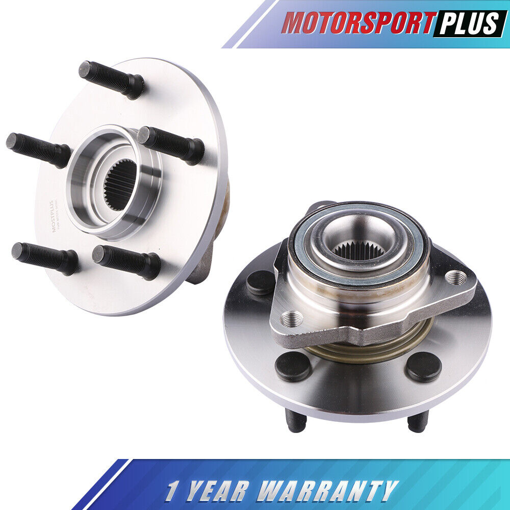 Pair Front Wheel Hub Bearing Assembly For 2002-2008 Dodge Ram 1500 52070321AA