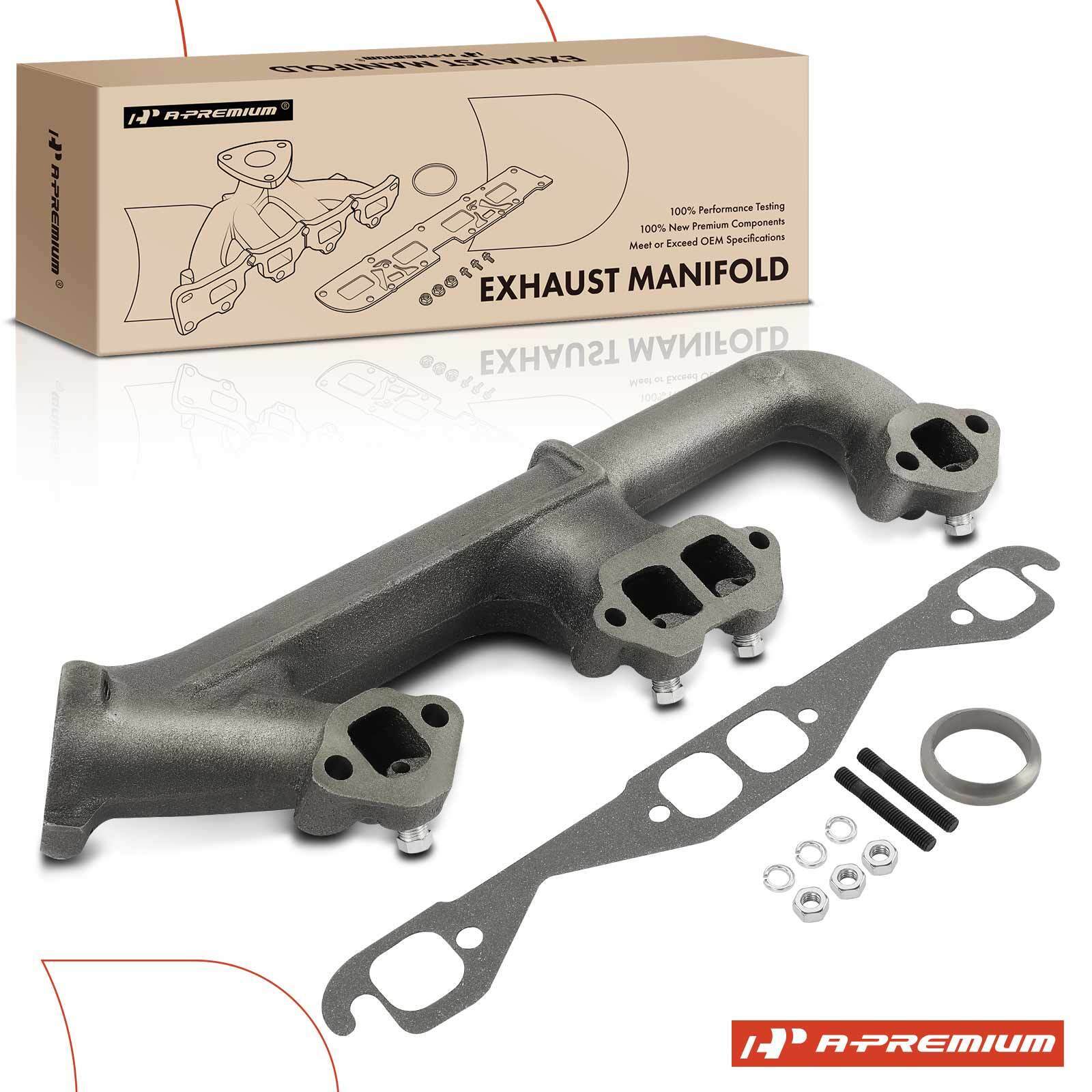 Right Exhaust Manifold with Gasket for Buick Century Pontiac Firebird Olds Chevy