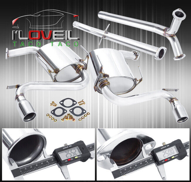 T304 Stainless Steel Catback Exhaust 65mm 5.5
