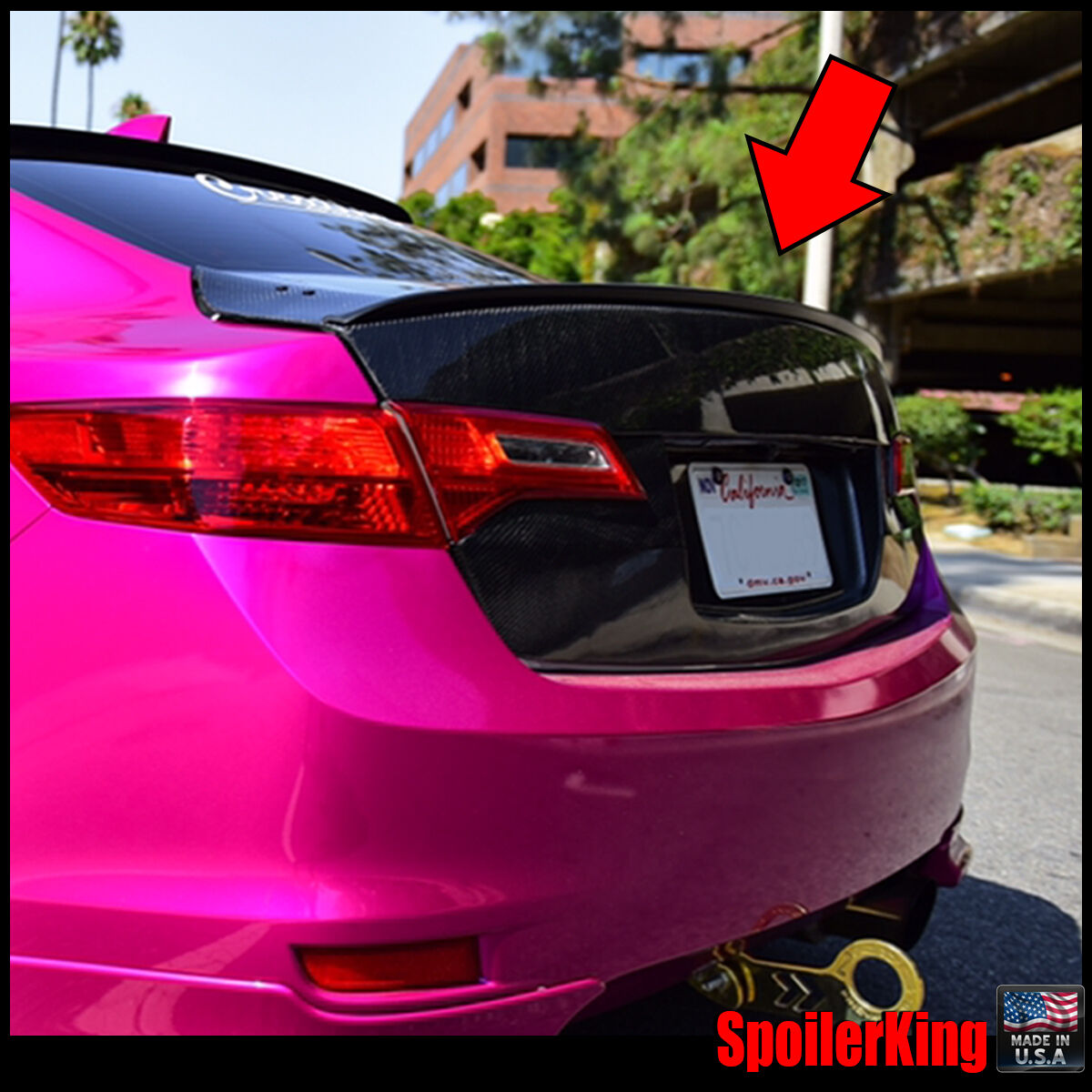 SpoilerKing 244L (Fits:Acura ILX 2013-18) Rear trunk decklid spoiler M3 wing