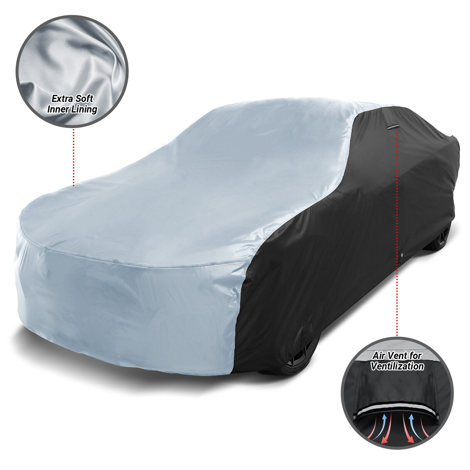 For DETOMASO [PANTERA] Custom-Fit Outdoor Waterproof All Weather Best Car Cover