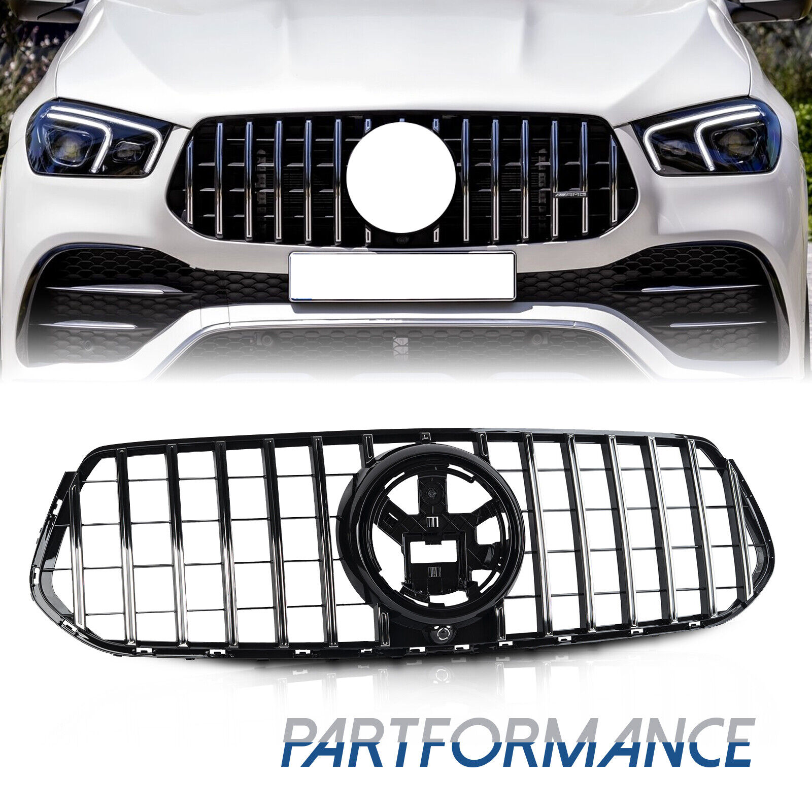 GT GLE63 AMG Style Sport Grille For Mercedes W167 GLE350 GLE400 GLE450 2020-ON