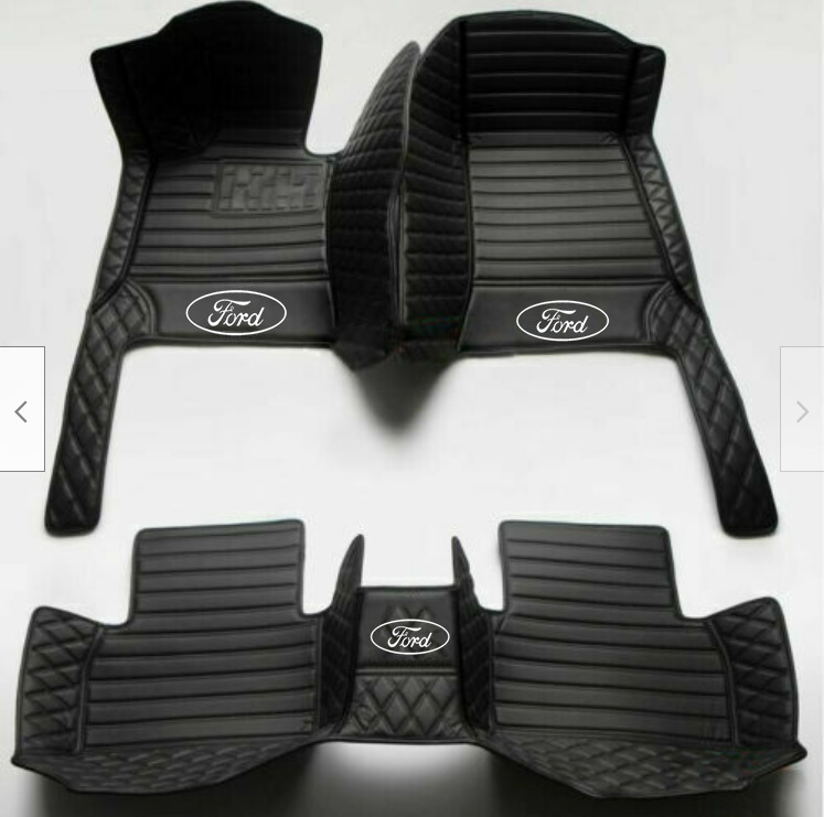 For Ford All Models Car Floor Mats Leather Waterproof Carpets Custom All Weather