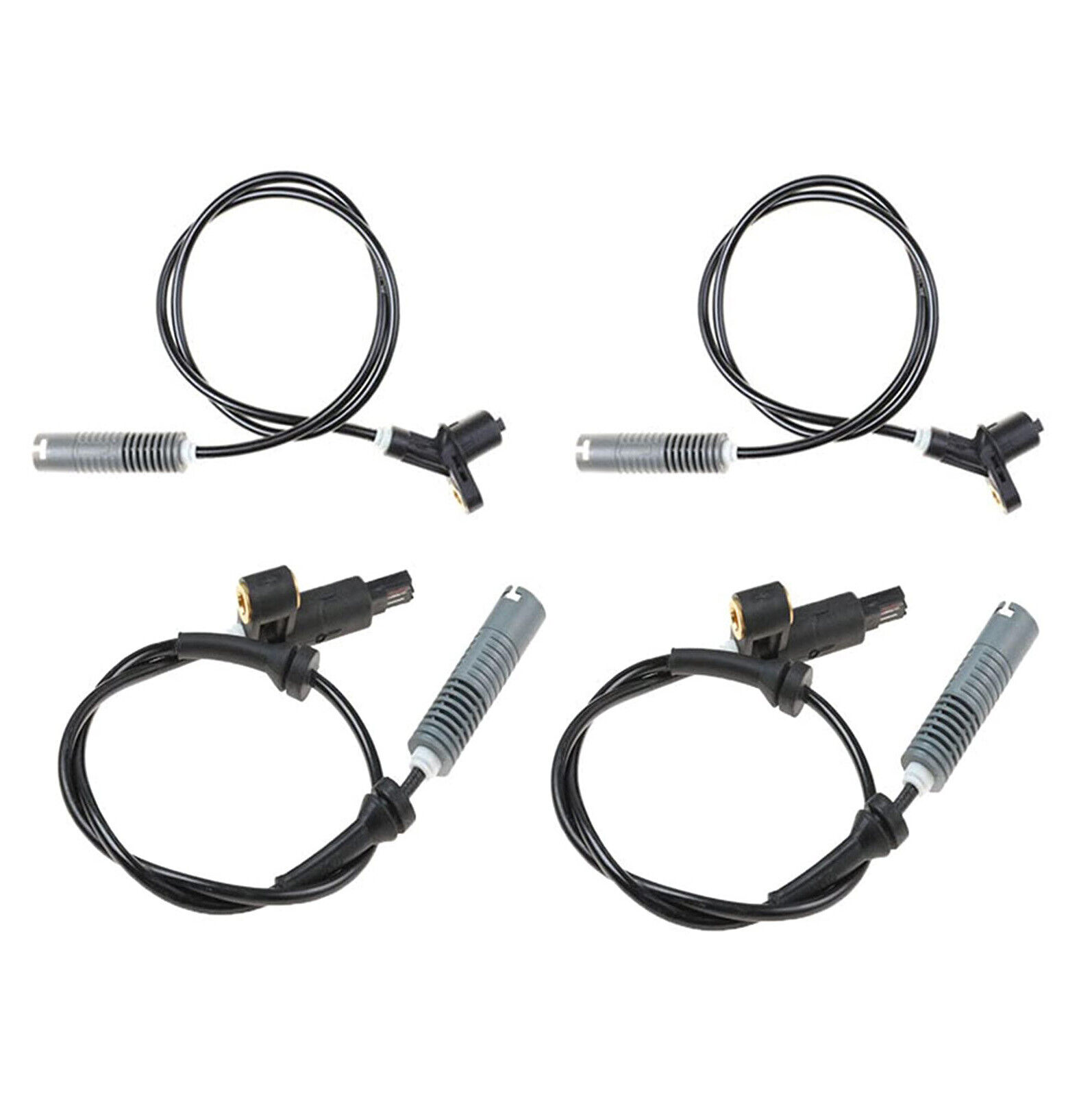 4PCS ABS Wheel Speed Sensor Fit For BMW 318 323i 323is 328i 325i M3 Front & Rear