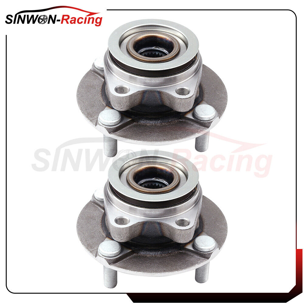 For Nissan CUBE 2009 2010 2012 2013 2014 FWD Front Wheel Bearing Hub w/ABS 2pcs