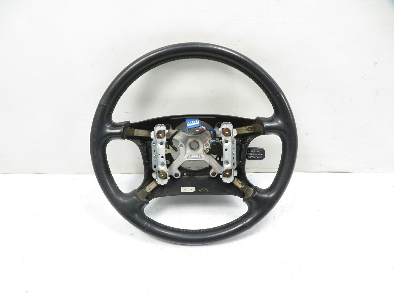 97 Lexus SC300 SC400 #1239 Steering Wheel, Black Leather