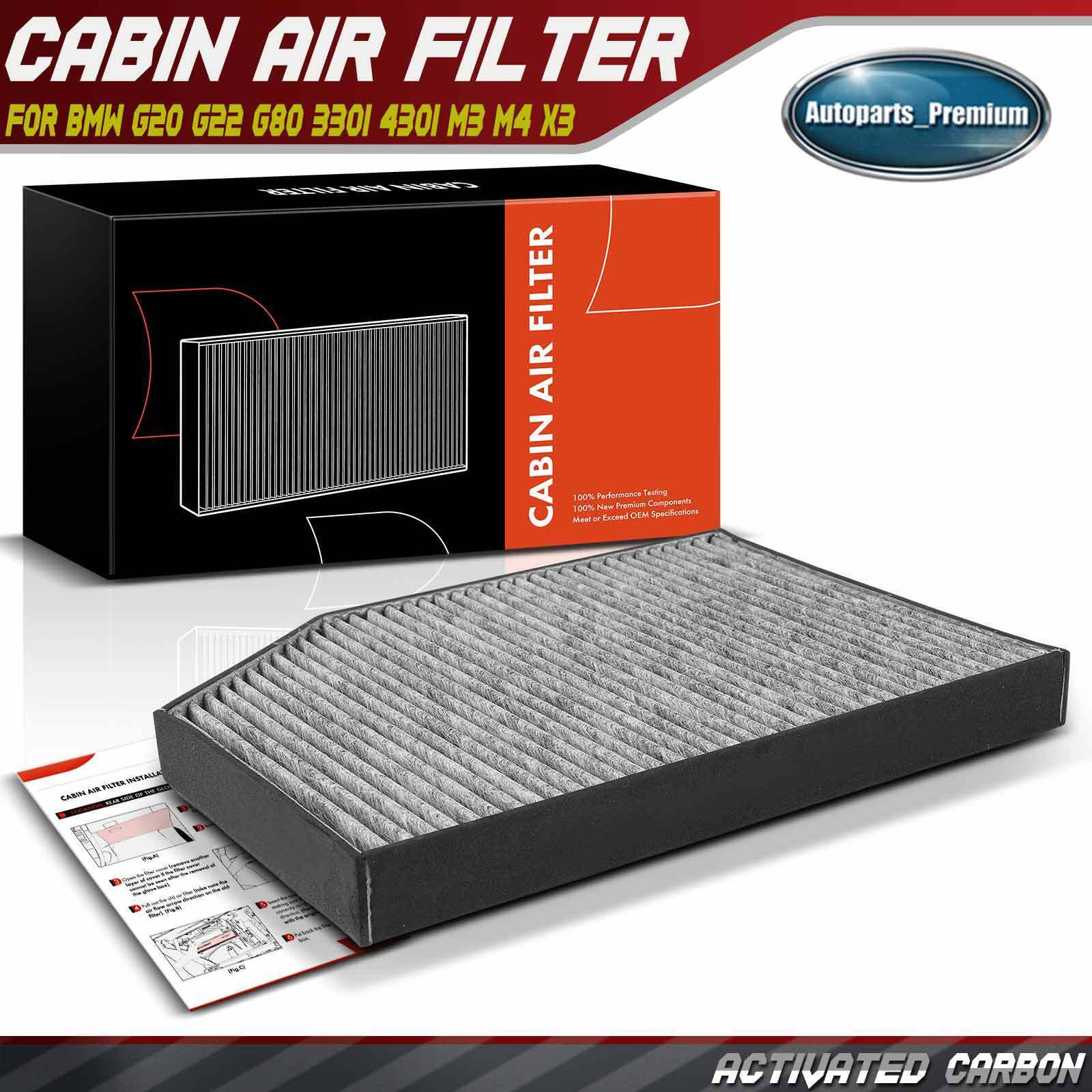 Activated Carbon Cabin Air Filter for BMW G20 G22 F87 G80 330i 430i M3 M4 X3 X4