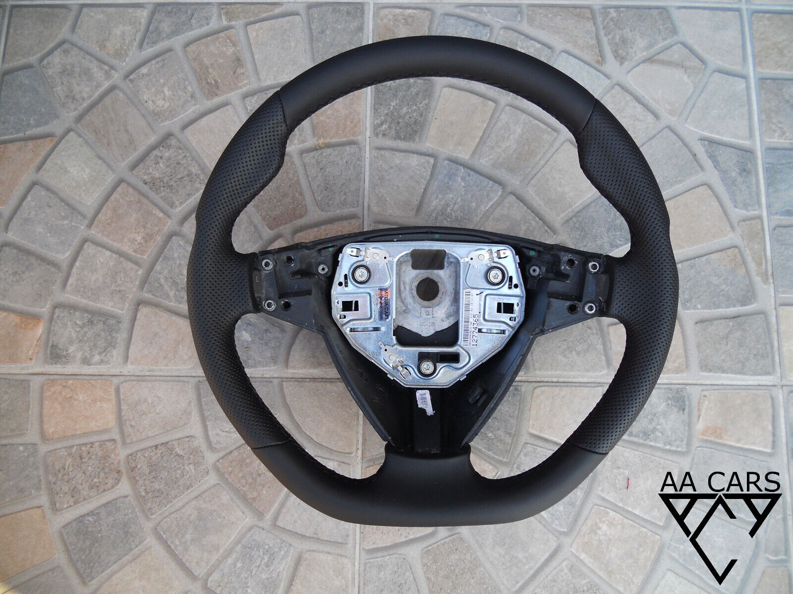 Steering Wheel Saab 9-3 Leather Flat Bottom since 2006 year