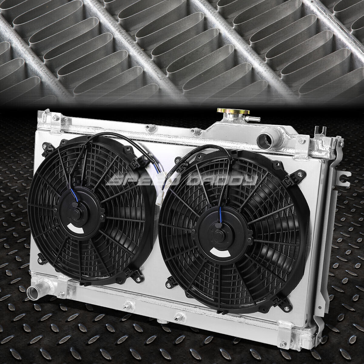 2-Row Performance Radiator Replacement+Cooling Fan for 90-97 Mazda Miata Mx-5 NA