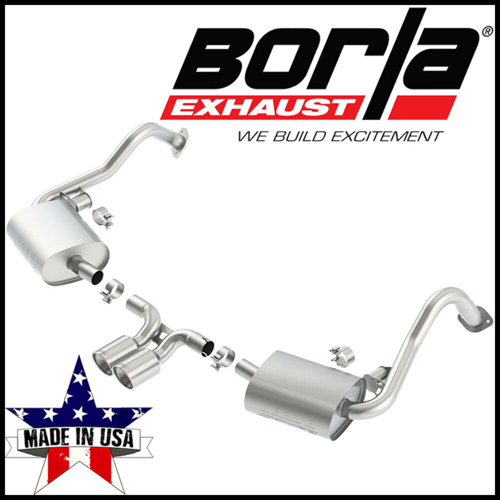 Borla Cat-Back Exhaust System fits 2013-2016 Porsche Cayman / Boxster 2.7L 3.4L