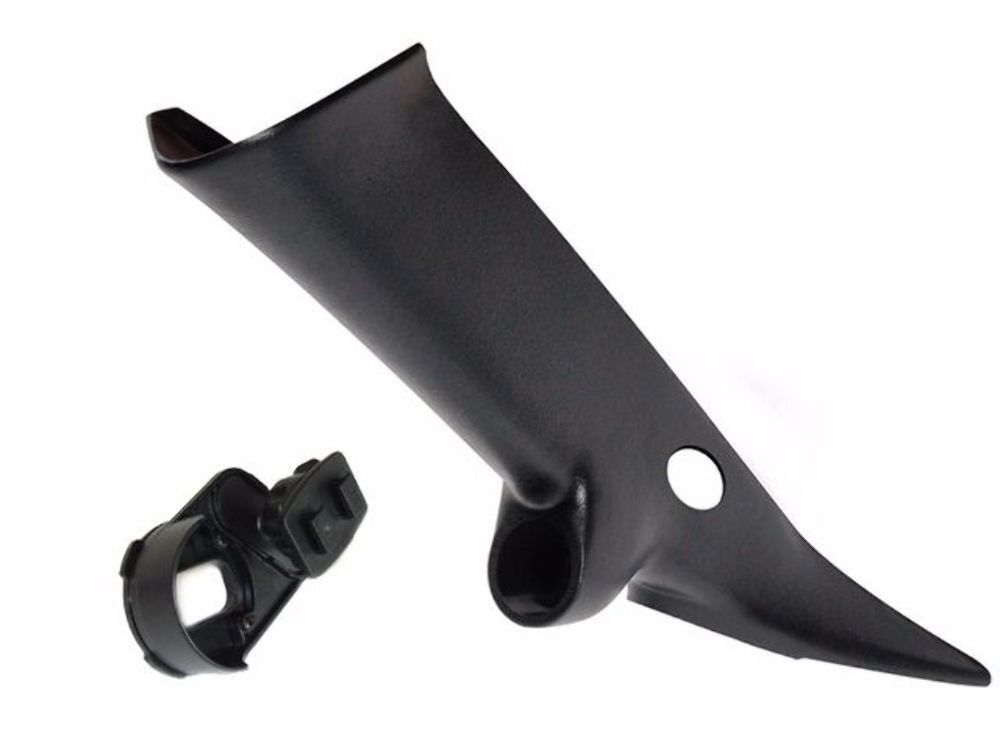 CUSTOM A-PILLAR PAINTABLE MOUNT WITH EDGE ADAPTER FOR 01-07 GM DURAMAX