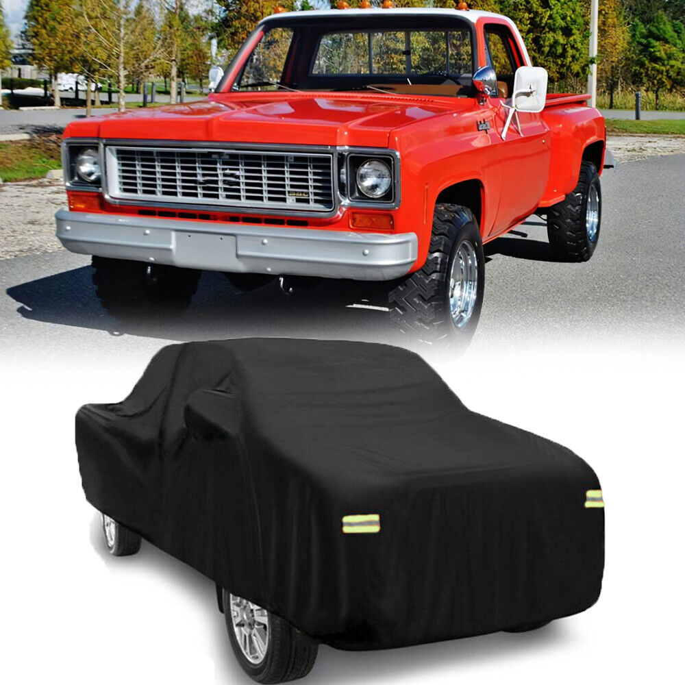 Pickup Truck Cover Waterproof Sun UV Protector Custom For Chevy C10 C20 C30 C35