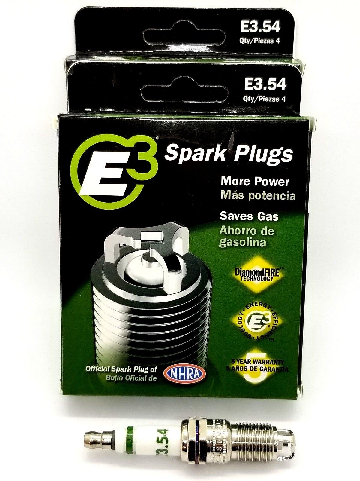 E3.54 Spark Plugs, Cadillac, Hummer, Mercury, Ford,  Spark Plugs Set of 8