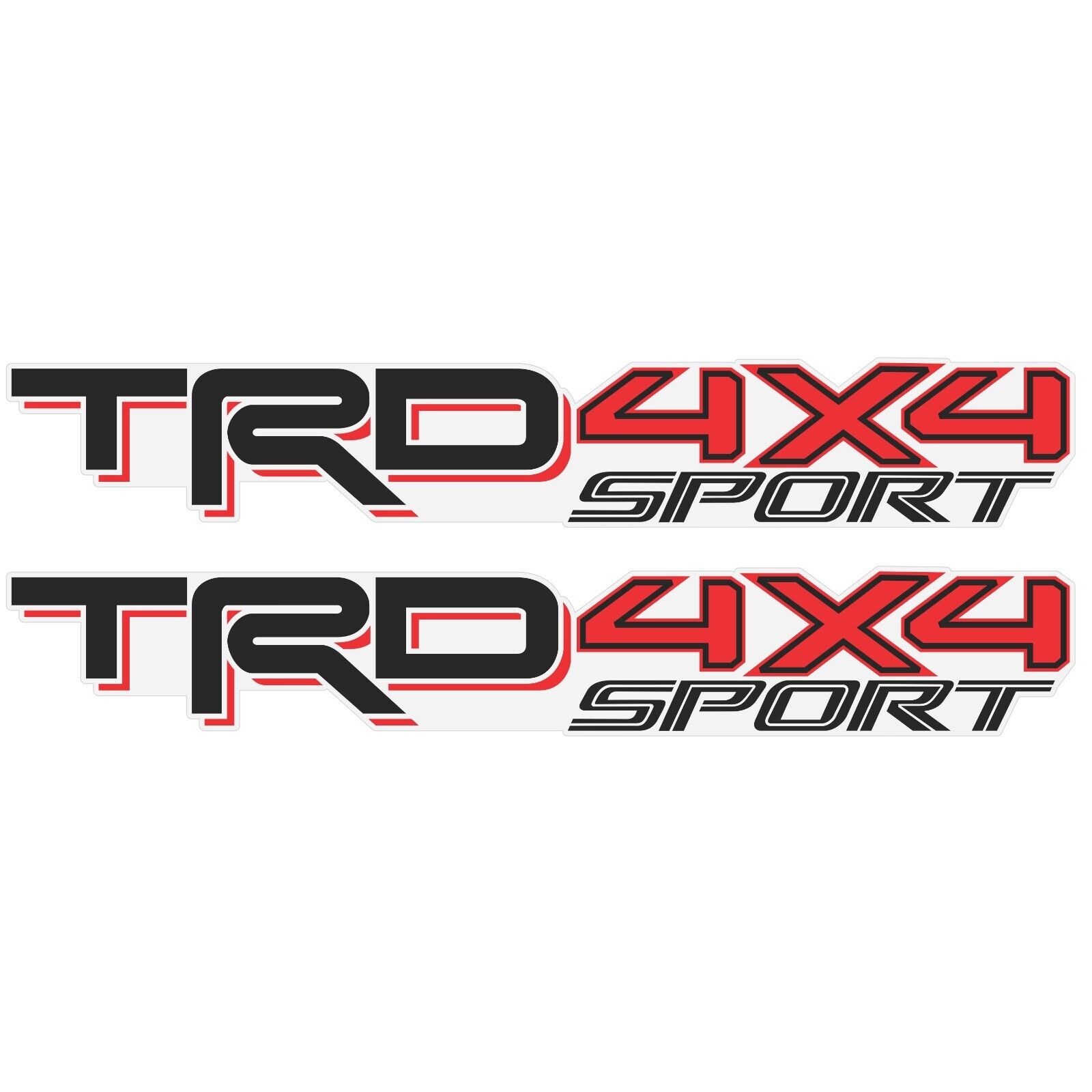 2X GOL HOOK TDR 4x4 Sport Decals for Tacoma, Replacement Sticker, Matte Finish