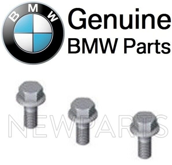 For BMW Set of 3 Exhaust Control Valve Actuator Nut SCREWS Hex Bolts M6X16 OES