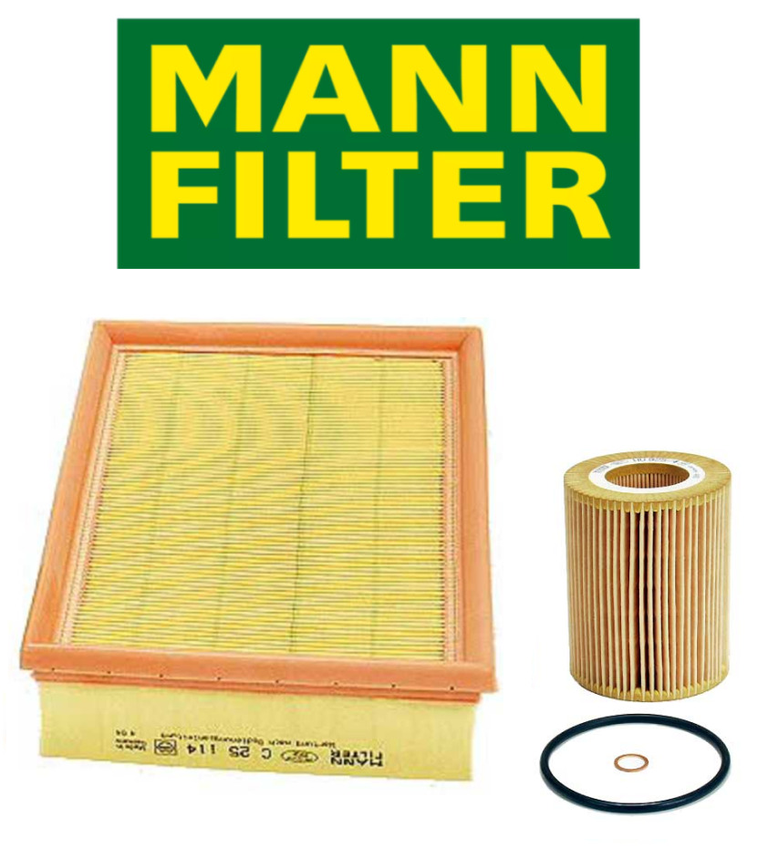 OEM Engine Air Filter & Oil Filter Kit Mann for BMW E46 323i 325i 328i 330i X3
