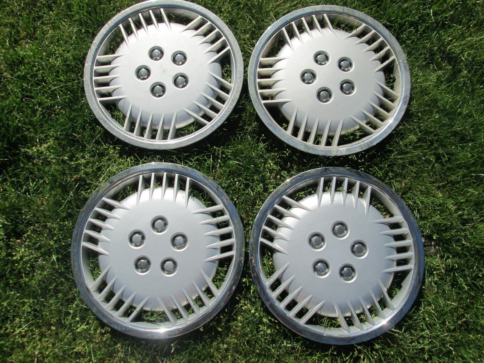 Chrysler Plymouth Dodge Spirit 14 inch factory mag style hubcaps wheel covers