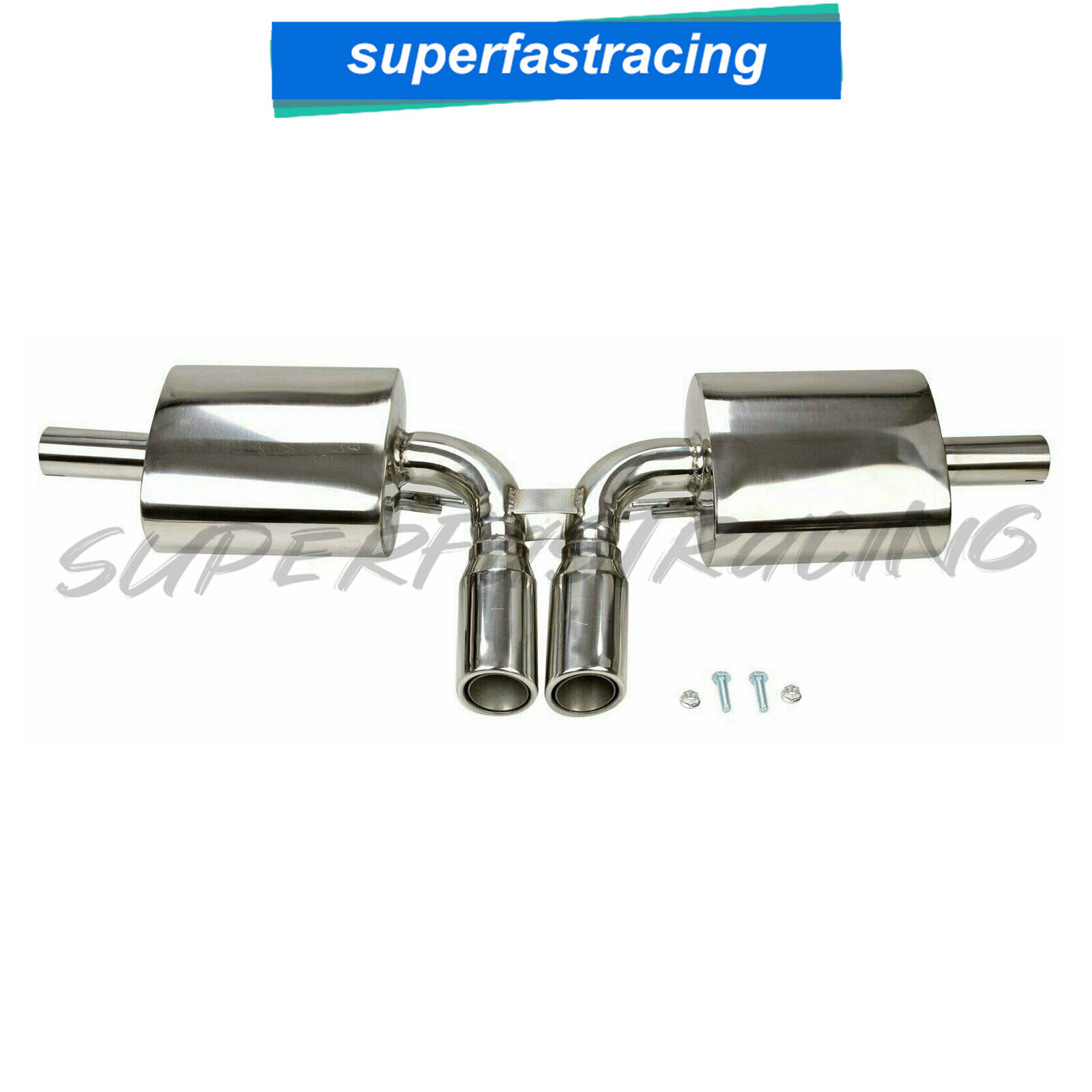 Stainless Steel Catback Exhaust For Porsche 986 Boxster Base&S 2.5L 2.7L & 3.2L