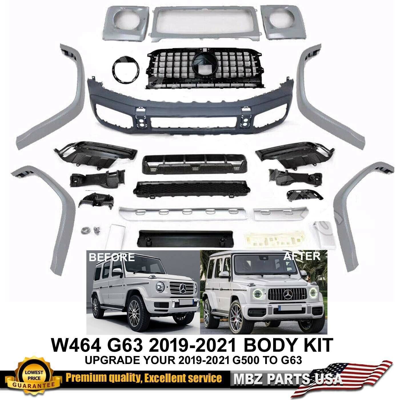 2019 2020 G63 STYLE AMG BODY KIT BUMPER GRILLE FACELIFT UPGRADE W464 G500 G550
