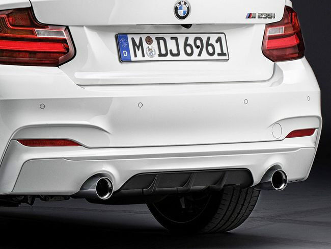 BMW M Performance Exhaust w/Chrome Tips 2012-2015 335i, 335iX, 435i 18302354340