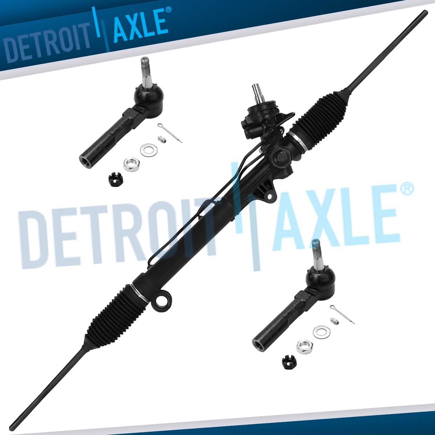 Power Steering Rack and Pinion Outer Tie Rods for Terraza Relay Uplander Montana