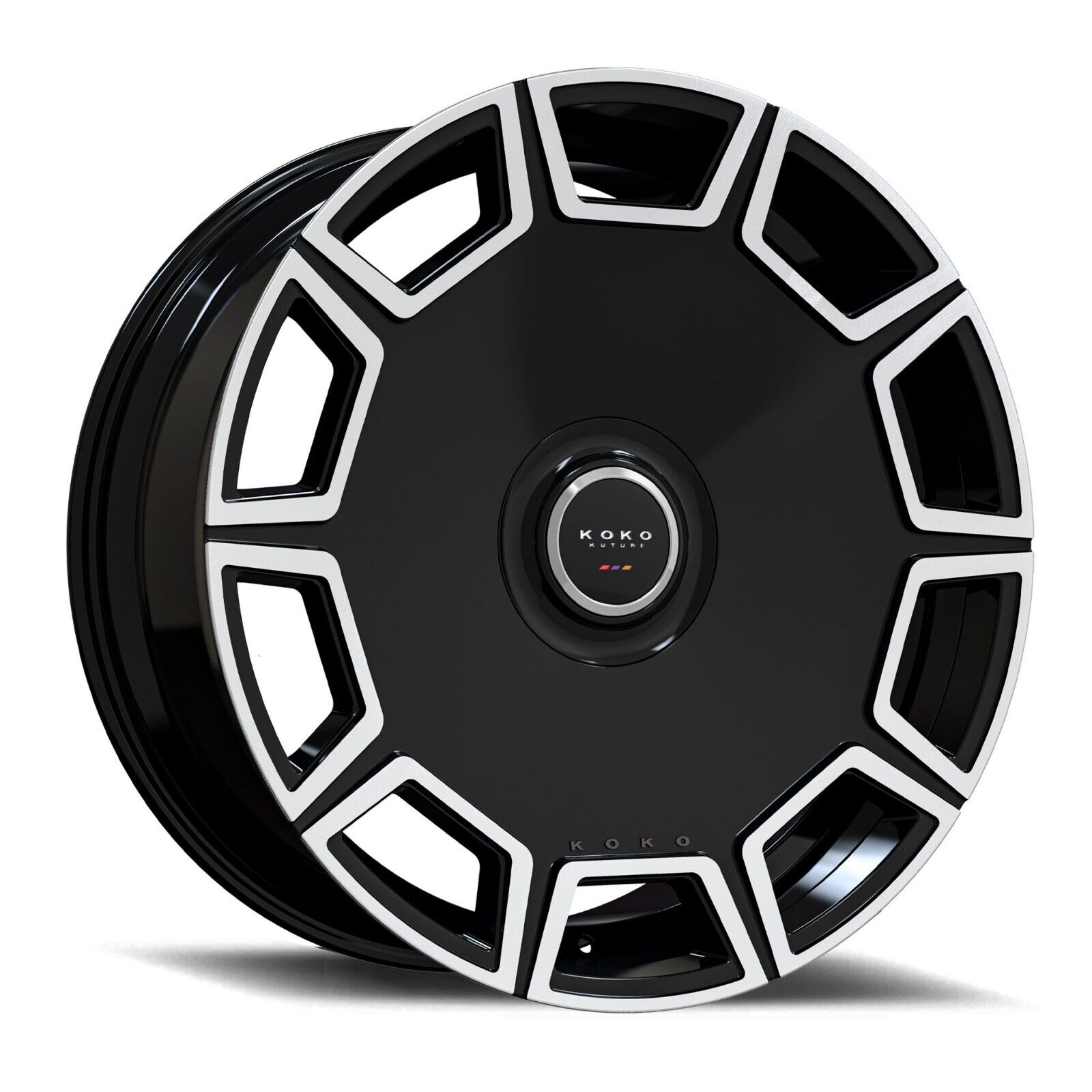 22'' inch Giovanna Sicily Black Machine Wheels Tires S580 S63 740i A8 Bentley A7