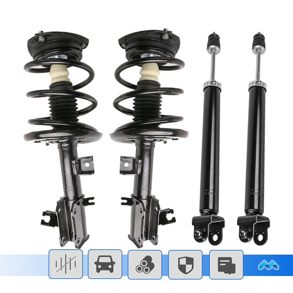 For 2007-2012 Nissan Altima 4cyl Shocks Struts Absorbers Front & Rear 4Pcs