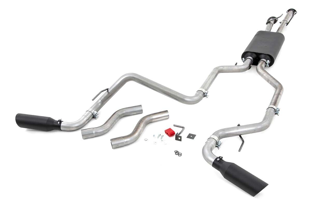 Rough Country Dual Cat-Back Exhaust for 2009-2021 Tundra | 4.6L/5.7L - 96012