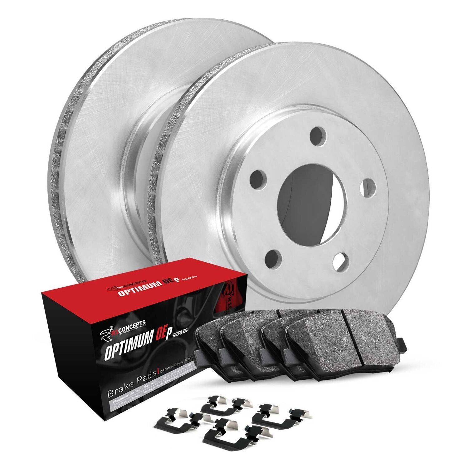 For Chevy Chevette 1980-1982 R1 Concepts Front Brake Kit w Optimum Pads