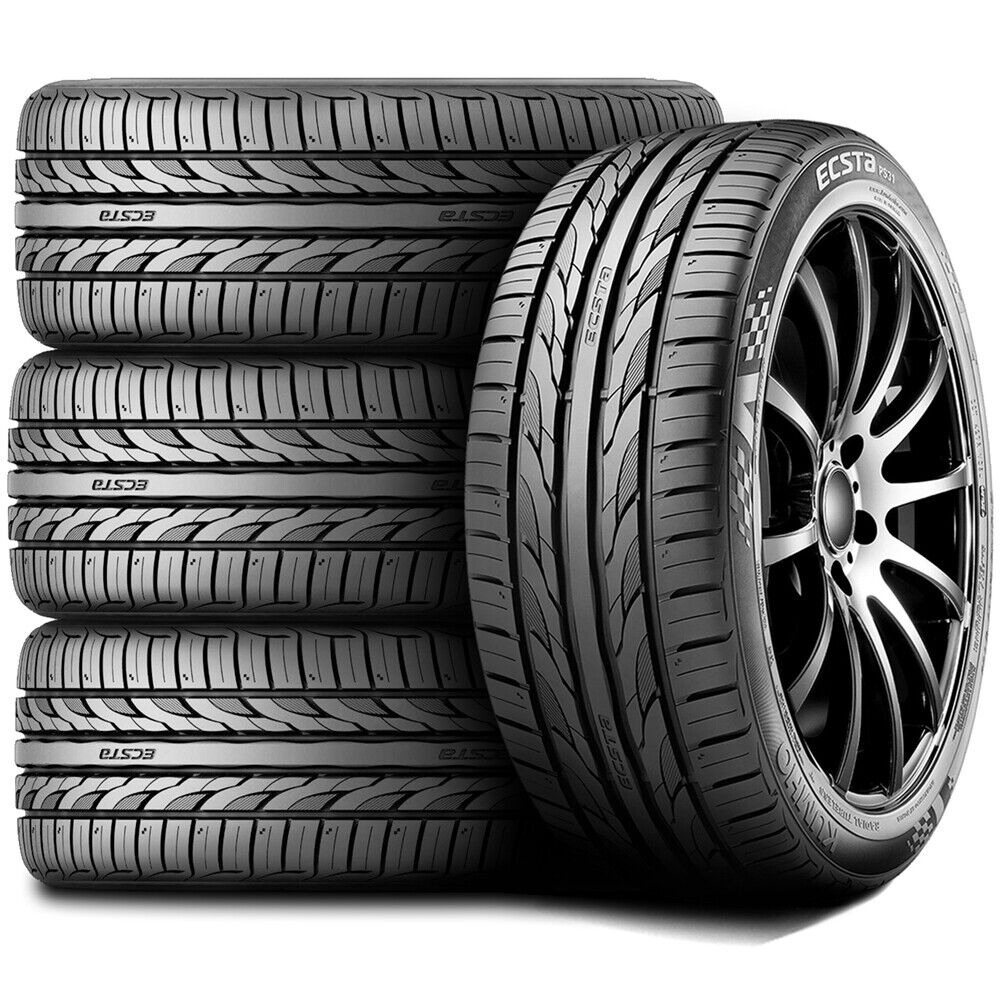 4 New Kumho Ecsta PS31 2x 225/45R18 ZR 91W SL 2x 245/45R18 ZR 100W XL UHP Tires
