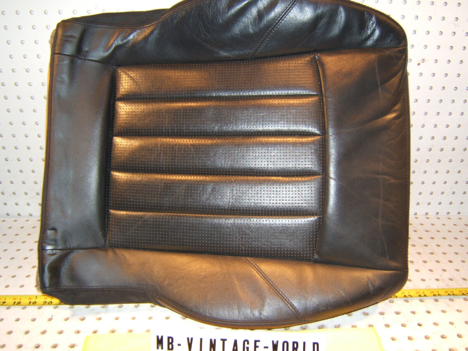 Mercede 02-04 W203 C32 AMG Front LEFT D Seat LEATHER BLACK nappa Bottom 1 Cover