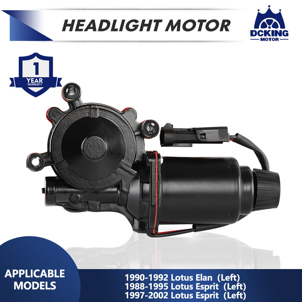Headlight Headlamp Motor For Lotus Esprit 88-95 & 97-02 And Elan 90-92 Left Side