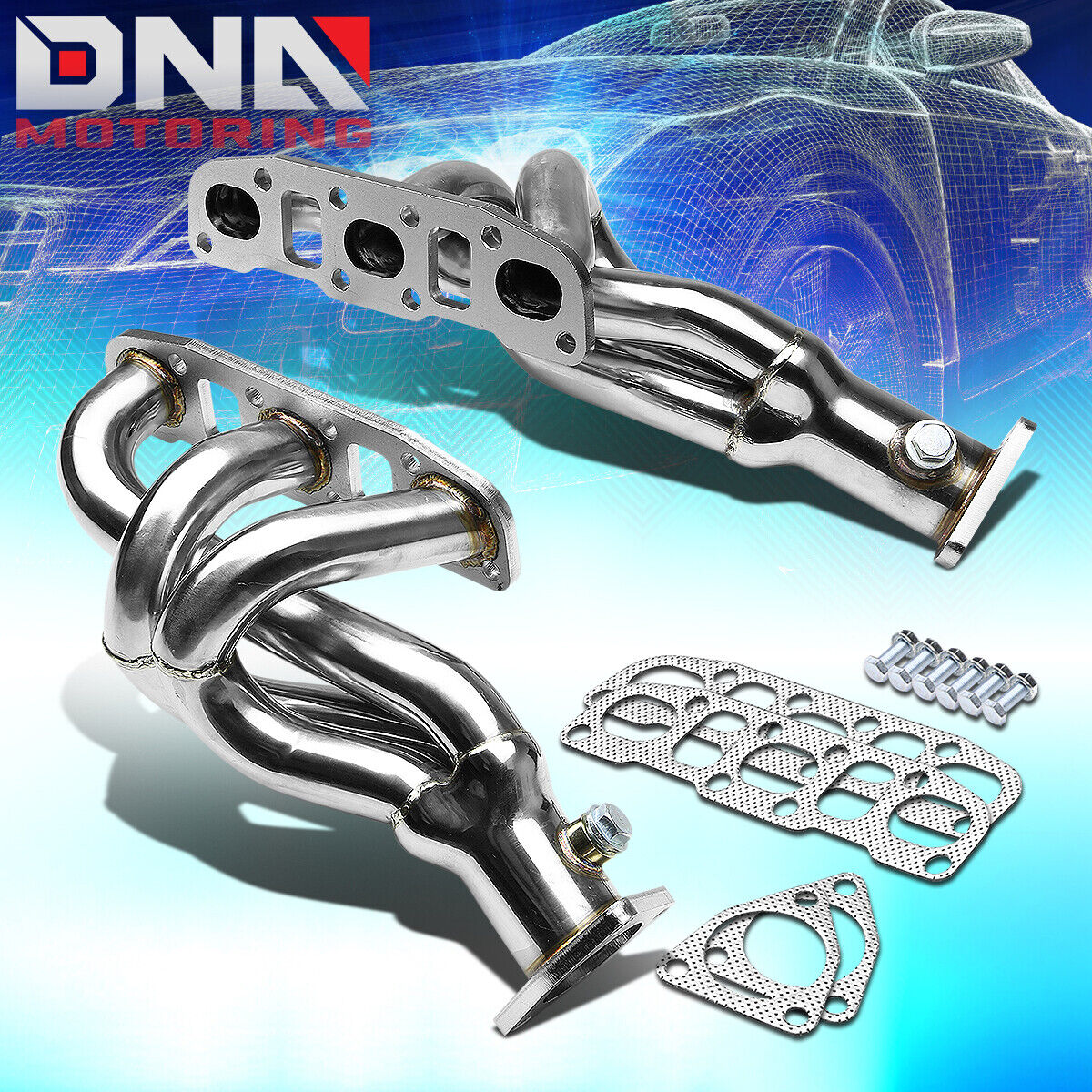 STAINLESS STEEL 6-2-1 HEADER FOR 03-06 350Z/G35 FAIRLADY Z 3.5L EXHAUST/MANIFOLD
