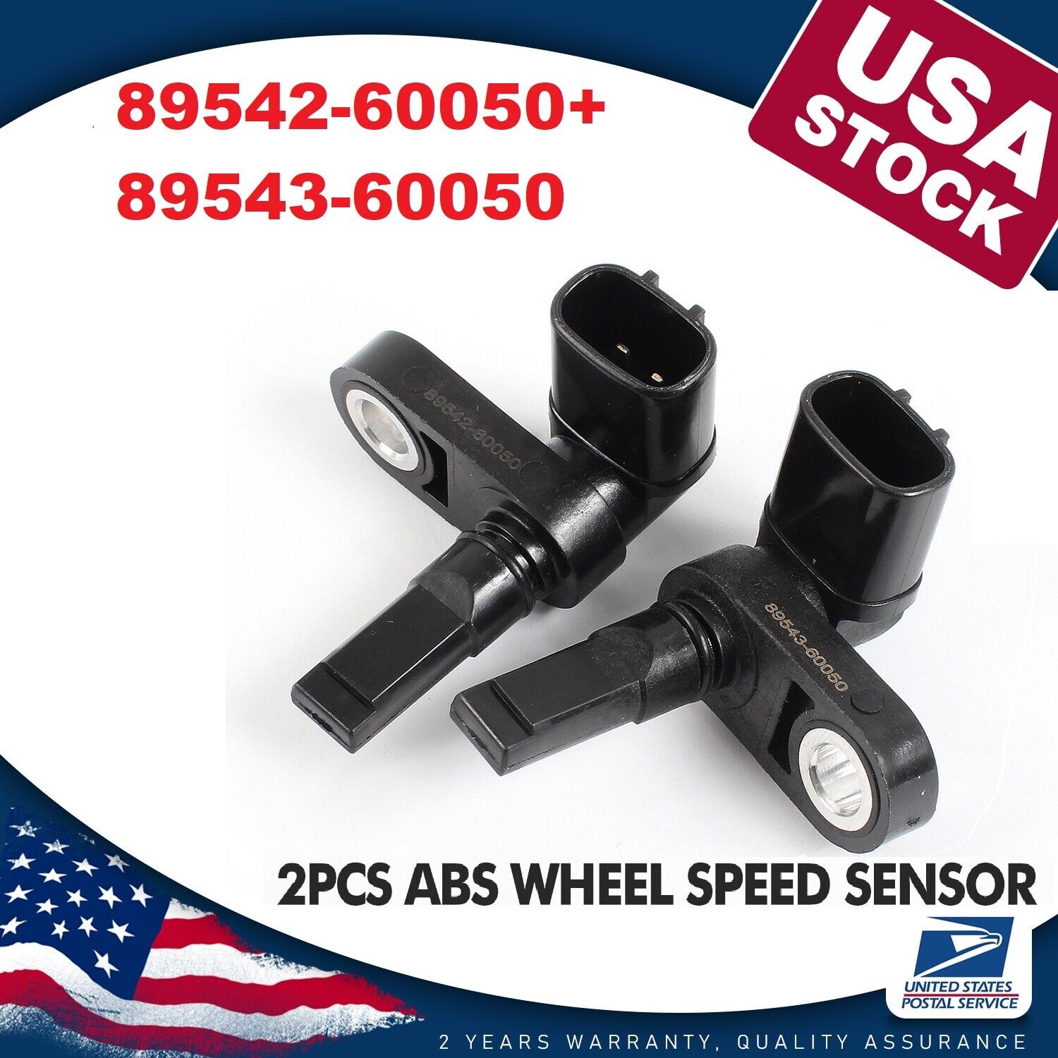 Genuine ABS Wheel Speed Sensor OEM 89543-04020 89543-60050 For Toyota Tacoma