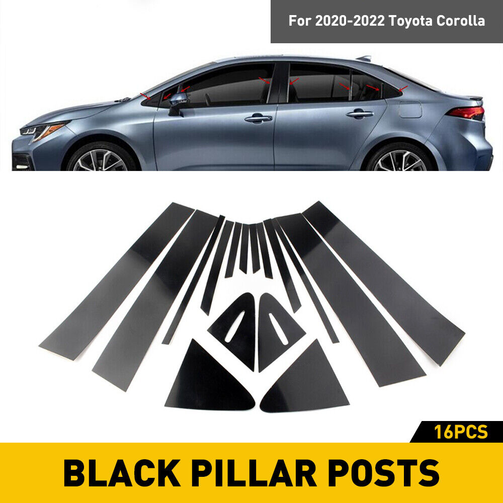 For 2020-2022 Toyota Corolla Car Auto Door Pillar Post Trim Car Auto Accessories