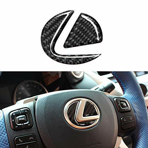 Lexus IS F Sport GS ES RX NX Carbon Fiber Steering Wheel Emblem Decal Sticker 