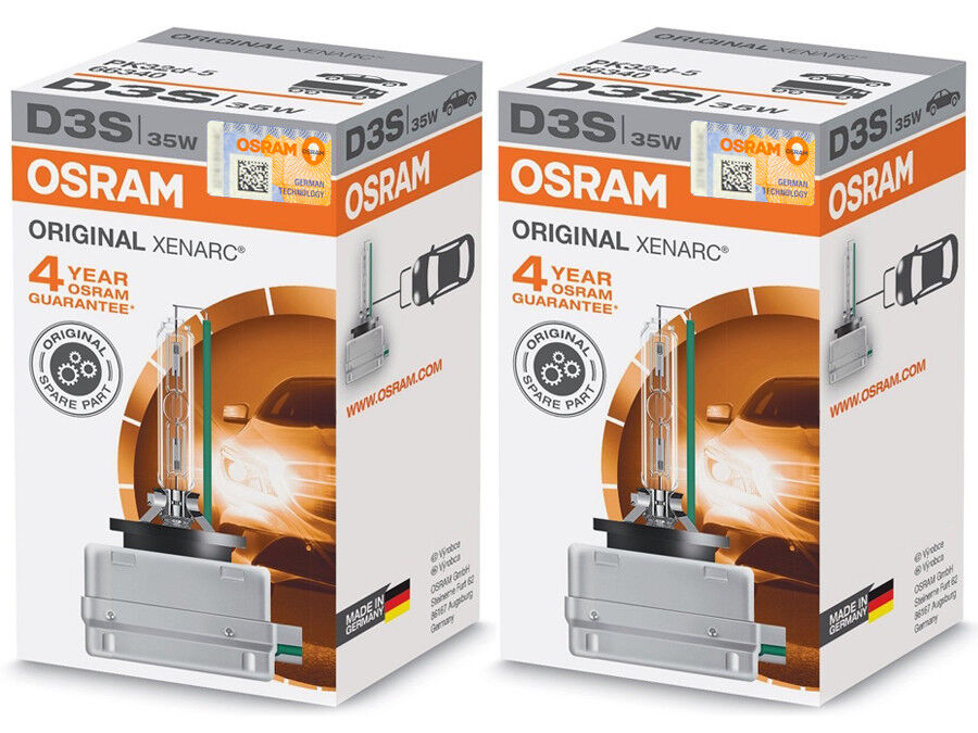 GENUINE OSRAM D3S XENARC OEM 66340 HID XENON HEADLIGHT BULBS | PACK OF 2