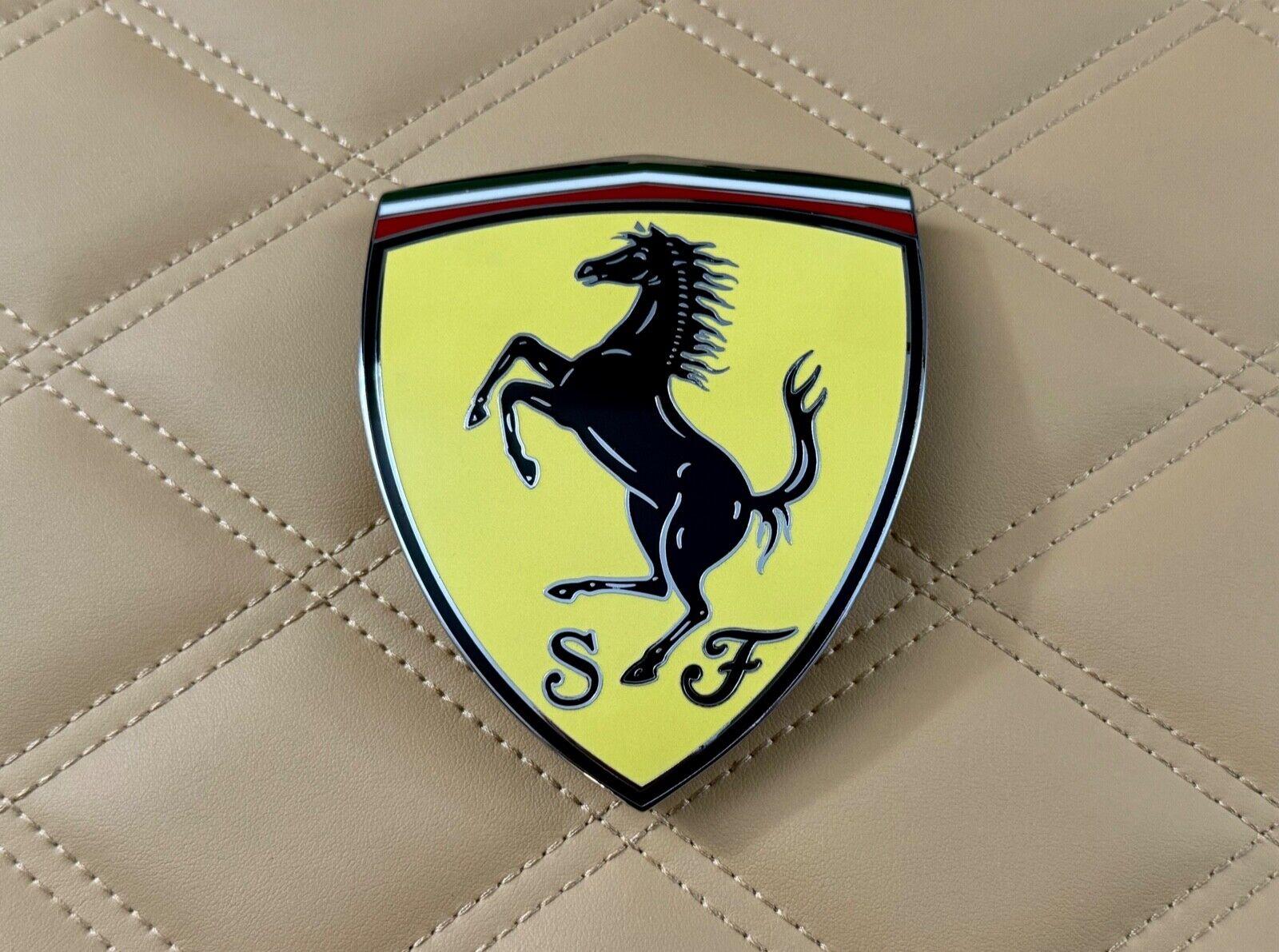 Ferrari 296 GTB/GTS Shield Badge Fender Emblem F171 Article 977606 Genuine OEM