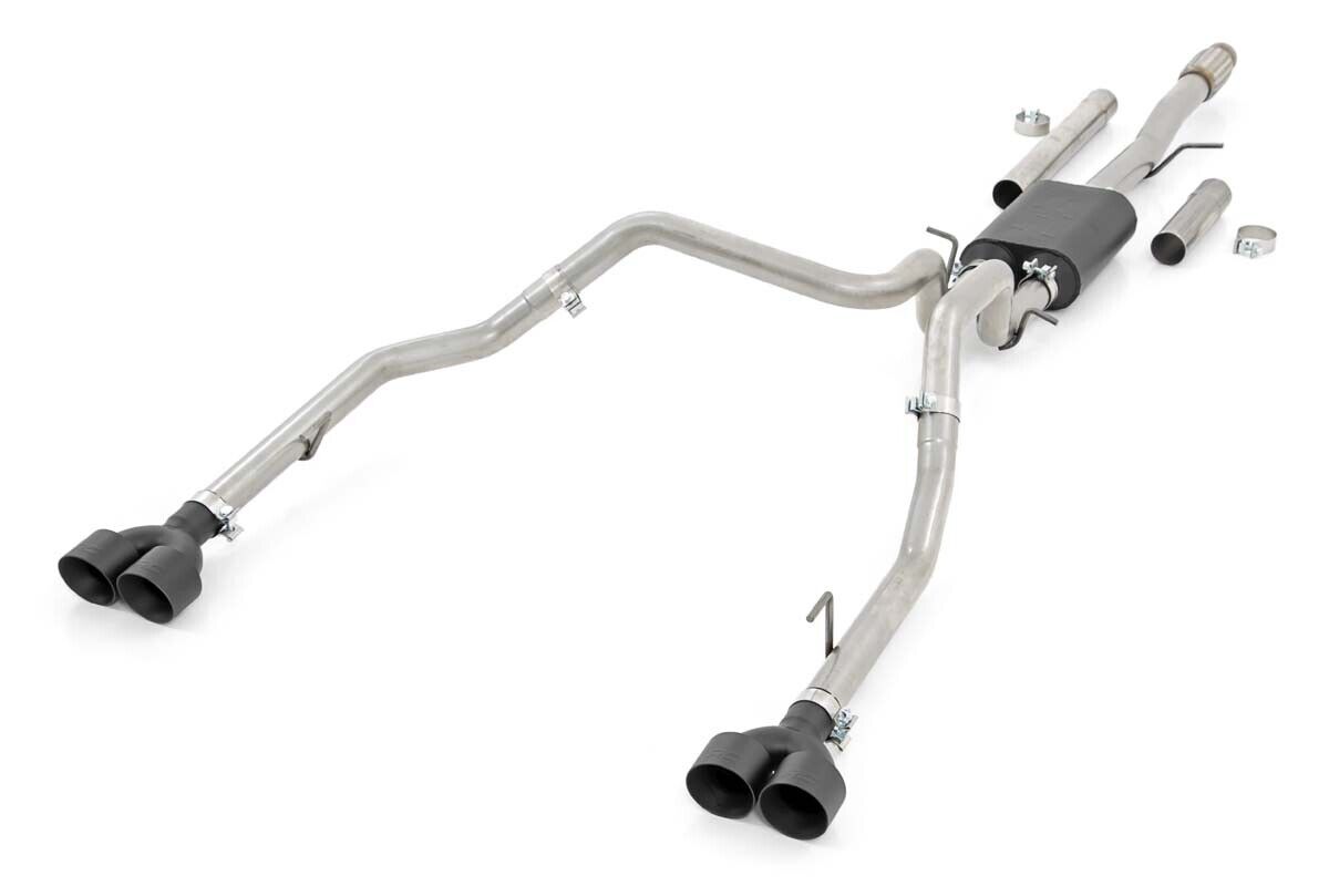 Rough Country Dual Cat-Back Exhaust for 19-24 Chevy/GMC Sierra |5.3L - 96011