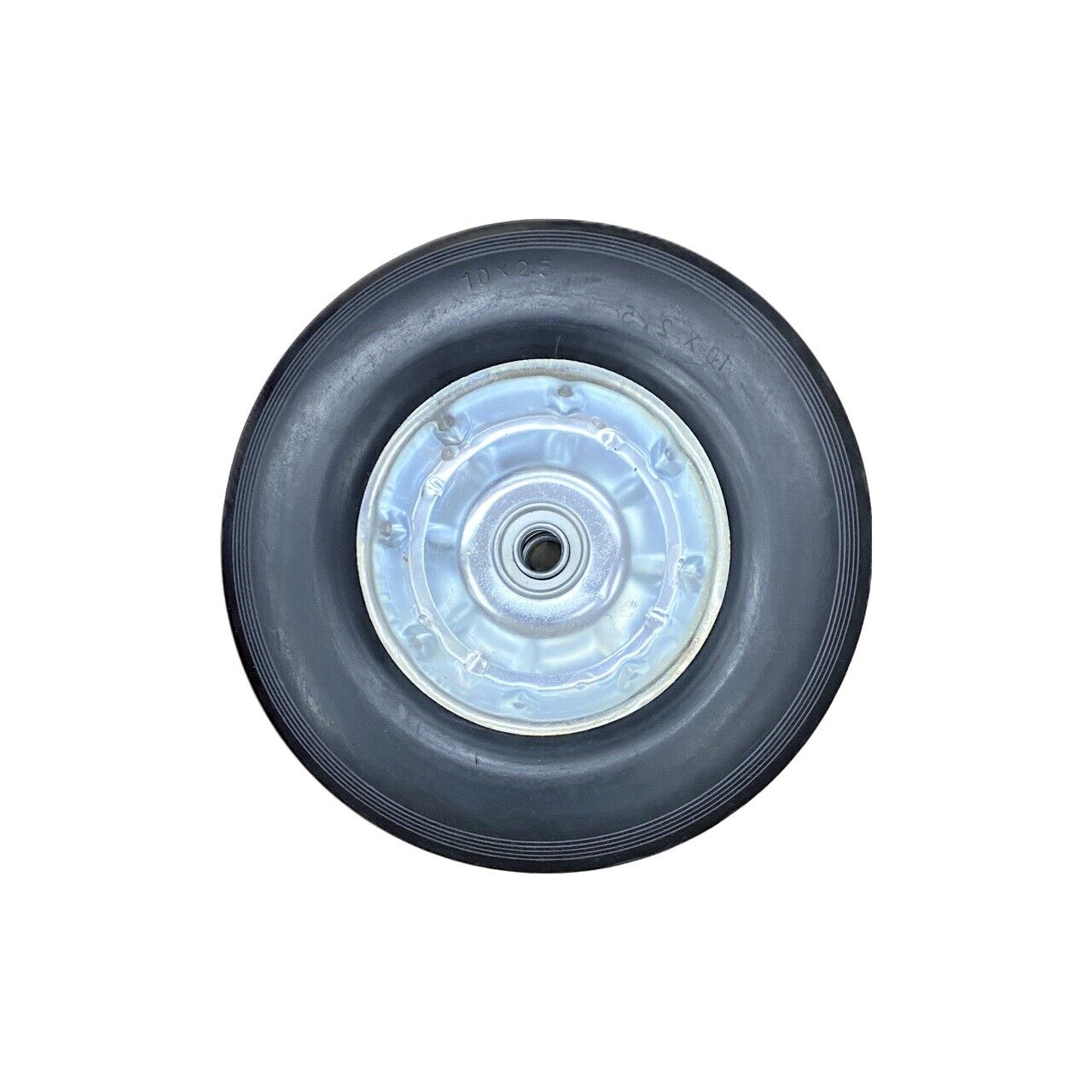 10/8/6 in. Flat Free Universal Wheel w 5/8 in. Ball Bering for Hand Truck Dolly