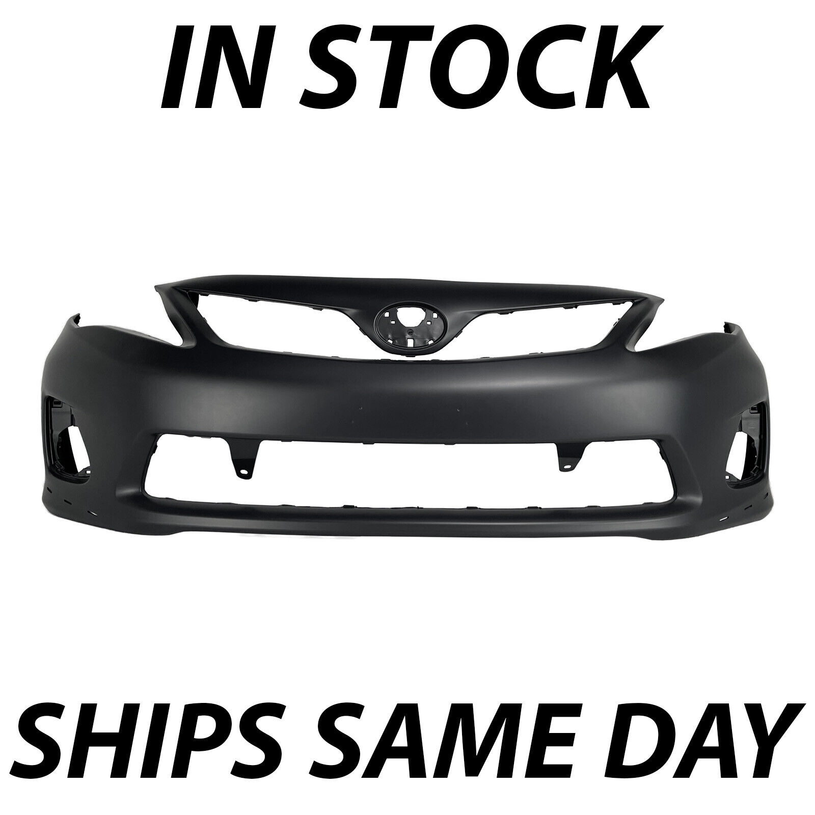 NEW Primered Front Bumper Cover for 2011-2013 Toyota Corolla S and XRS TO1000373