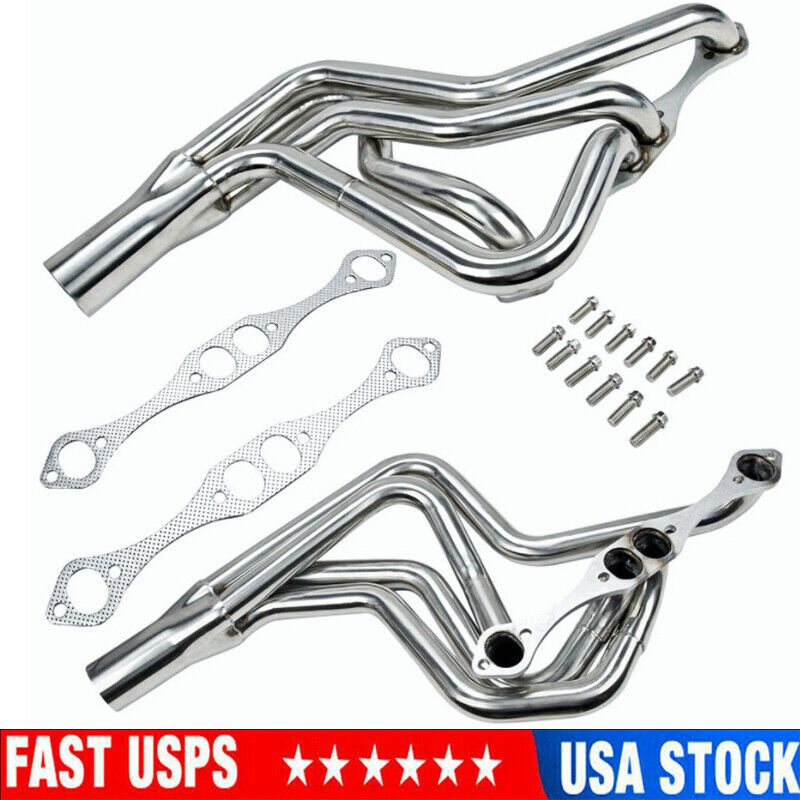 Small Street Stock Headers 1-3/4 3-1/2 Collector Raw for Chevy 1970-1987 Malibu